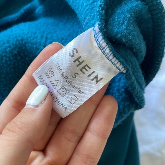 Turquoise sweatshirt - Picture 3 of 3